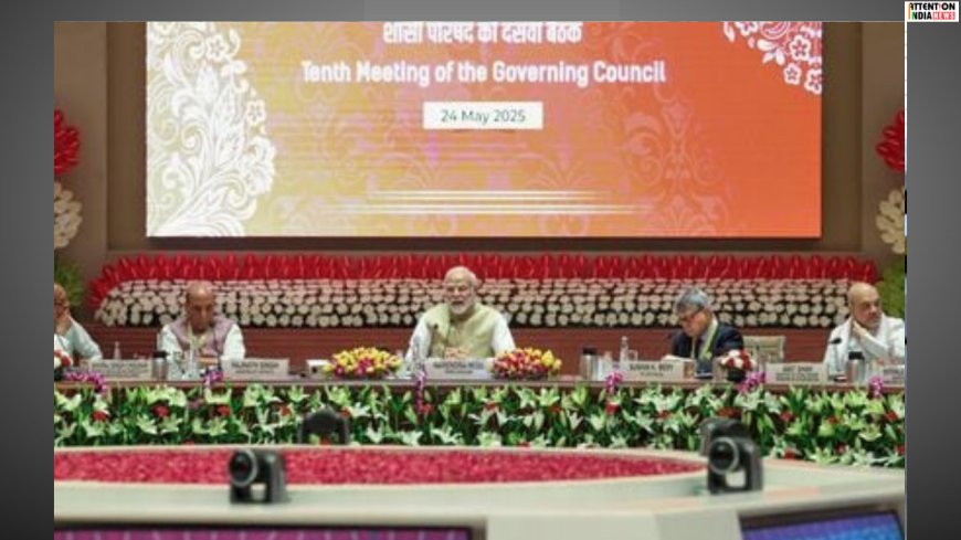 Niti Aayog Meeting: Modi presides over the meeting; Nari shakti, tourism and urban development addressed