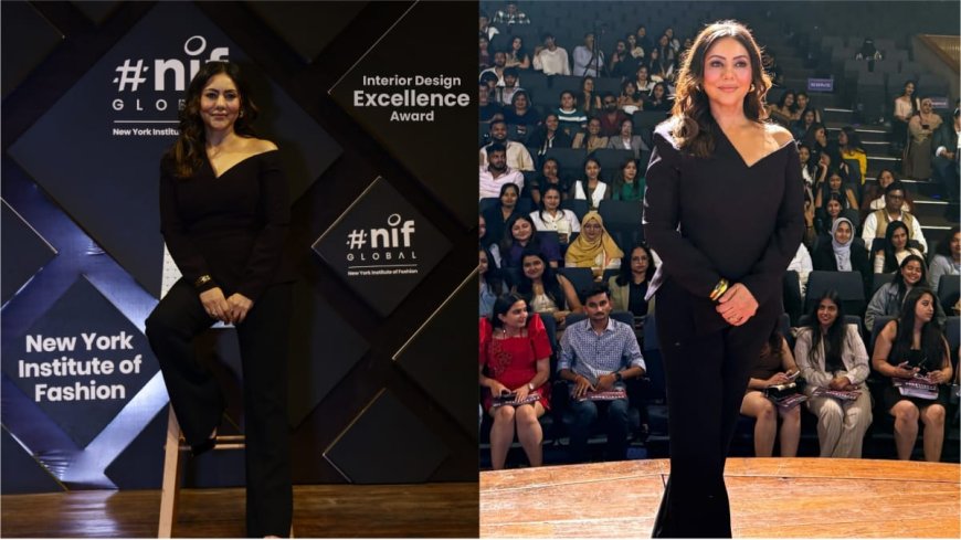 Gauri Khan Honours India’s Rising Interior Design Talent at NIF Global Excellence Awards