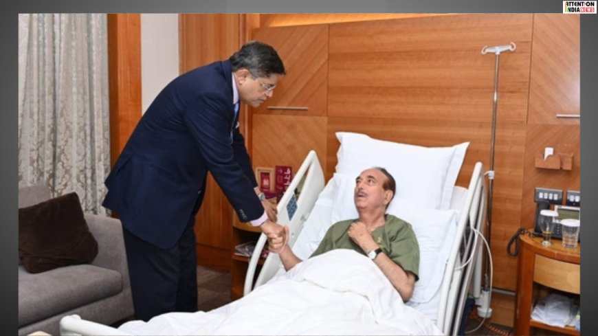 DPAP Leader Ghulam Nabi Azad gets hospitalised in Kuwait due to extreme heat; BJP’s Baijayant Panda gives health update