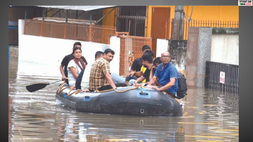 Guwahati suffers from major rainfall; IMD issues red alert