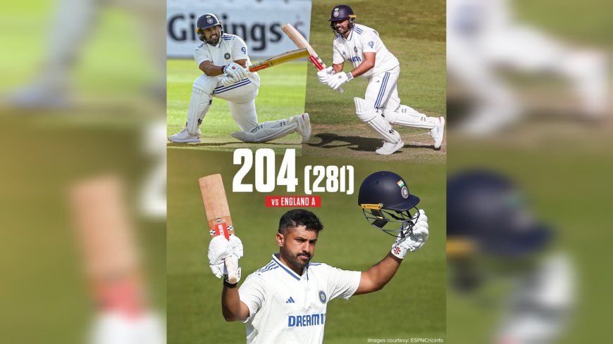 Karun Nair Makes Grand Comeback In Red Ball Cricket As He Makes Double Century Against England Lions