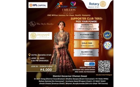 Rotary District 3141 Presents the Grand Finale of TRF Events: 1 Million Dollar Style Night