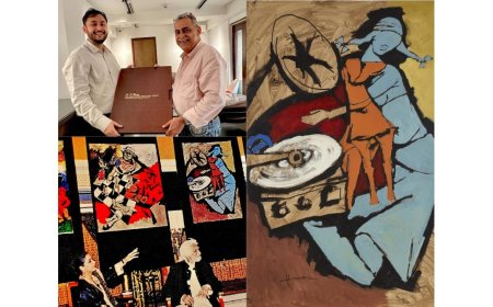 Mumbai Collector Abeer Vivek Abrol Acquires Significant M.F. Husain Painting at Pundole’s Auction