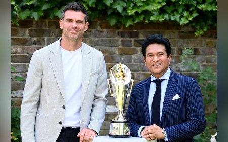 England-India Test Series To Feature Iconic Tendulkar-Anderson Trophy