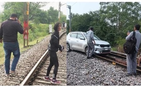 Woman Drives On Railway Track Near Hyderabad: What Made Vomika Risk It All?