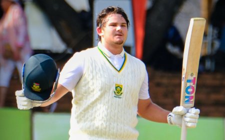 Lhuan-dre Pretorius Creates History As He Scored Century Against Zimbabwe On Test Debut