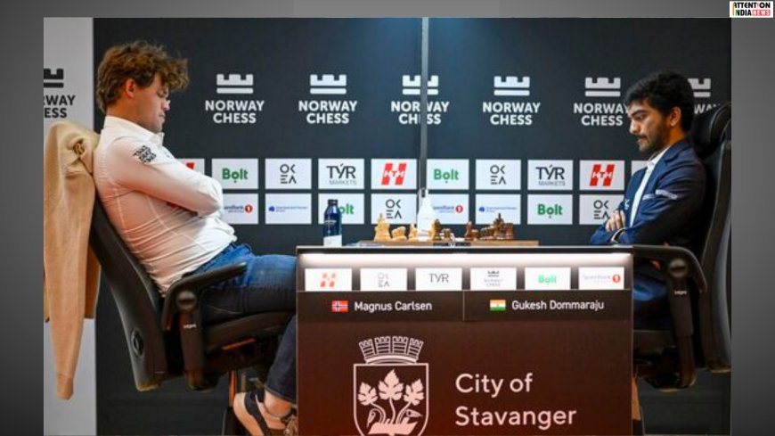 Norway Chess Championship: D Gukesh beats Magnus Carlsen from a losing position