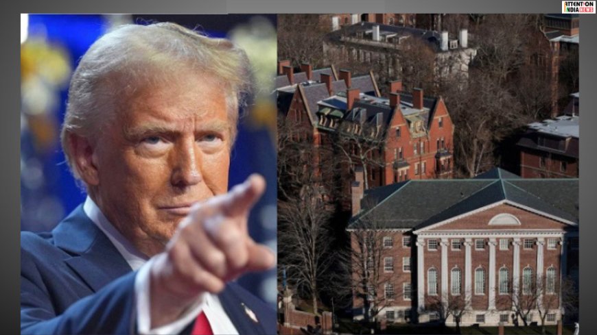 Donald Trump suspends visas for new foreign students at Harvard University