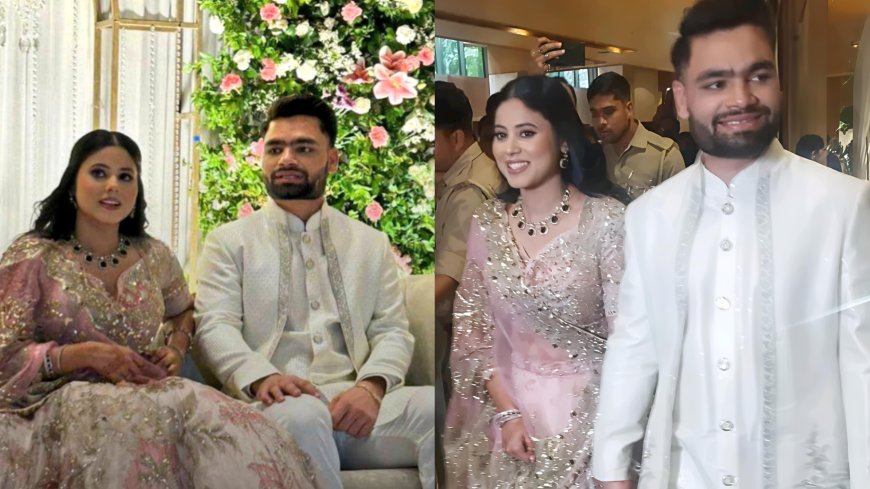 Cricketer Rinku Singh And MP Priya Saroj Gets Engaged In An Intimate Ceremony