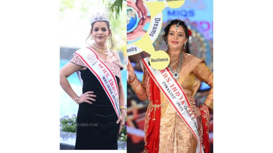Asha Bharti: The Crowned Queen with a Cause — A Story of Transformation, Empowerment, and Impact