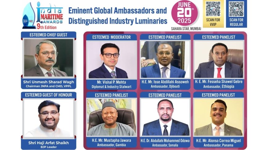 INDIA MARITIME AWARDS 2025 | GLOBAL MARITIME DIPLOMACY, LOGISTICS LEADERSHIP & VVIP NETWORKING IN MUMBAI