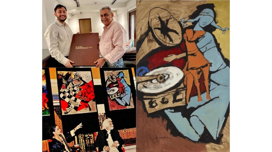 Mumbai Collector Abeer Vivek Abrol Acquires Significant M.F. Husain Painting at Pundole’s Auction