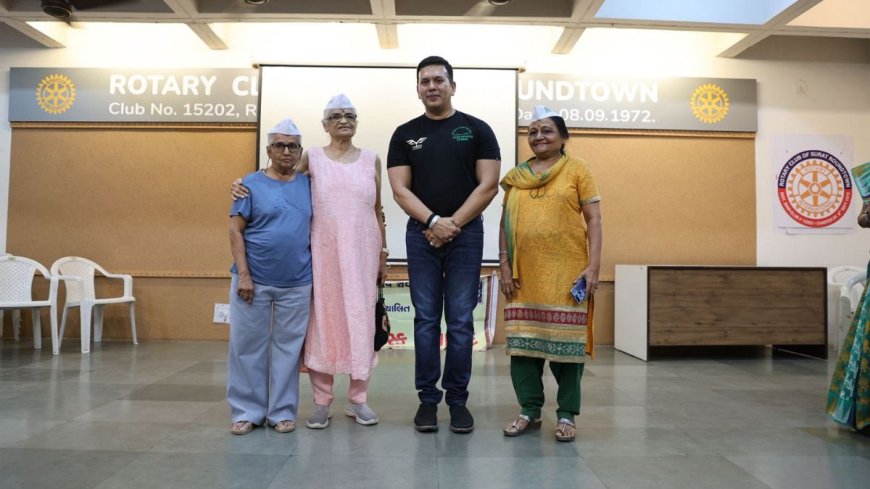 Greenman Viral Desai Inspires Senior Women with Call for Environmental Stewardship and Sustainable Living