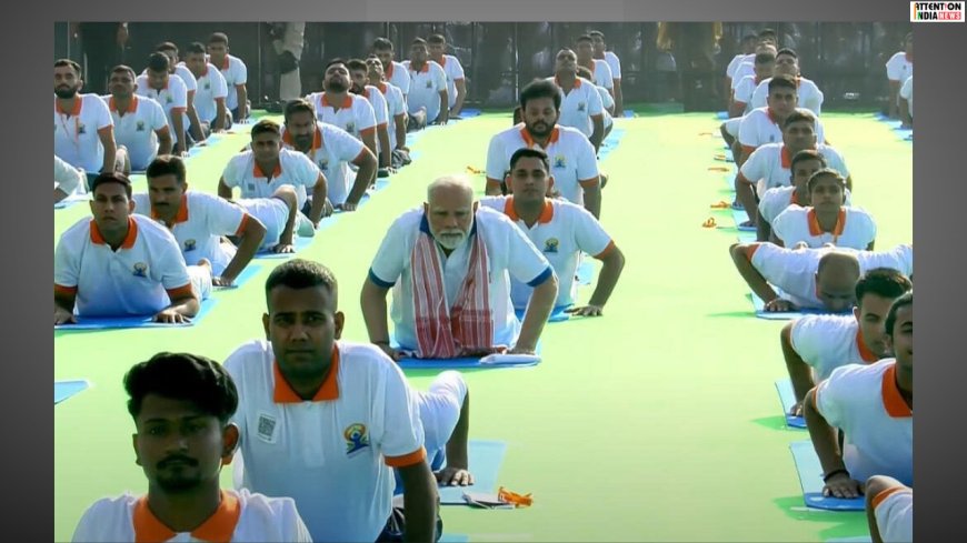 International Yoga Day: Prime Minister Modi leads the celebration in Visakhapatnam, Andhra Pradesh