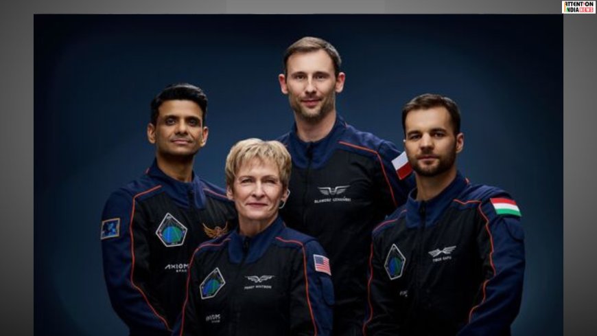 Axiom 4 Mission to launch today with IAF Shubhanshu Shukla as the pilot