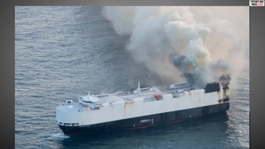 Morning Midas Tragedy: After catching fire, Cargo ship with 3000 cars sank in the Pacific Ocean