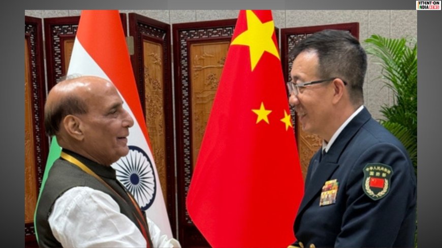 Defence Minister Rajnath Singh meets Chinese counterpart Admiral Dong Jun; held constructive bilateral talks