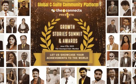 Growth Stories Summit and Awards 2025, Mumbai By TheCconnects Magazine Global C-Suite Community Platform