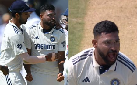 Mohammed Siraj Fined for Aggressive Send-Off to Ben Duckett in Lord’s Test, India Face Tight Chase
