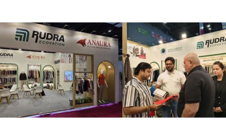 Rudra Ecovation Showcases Anaura at Textile Fair India (TFI) 2025