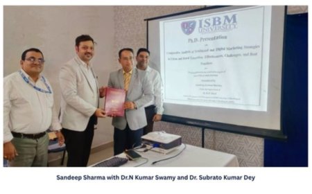 Dr. Sandeep Jeewan Sharma Receives Ph.D. for Path-breaking Research on Education Sector Marketing Strategies