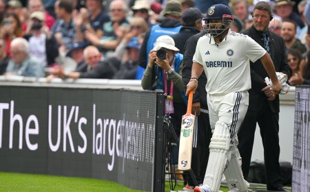 Rishabh Pant Came To Bat With A Fractured Foot, Got a Standing Ovation from the Manchester Crowd