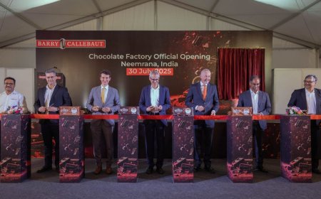 Barry Callebaut Inaugurates Third Chocolate Factory in Neemrana, India