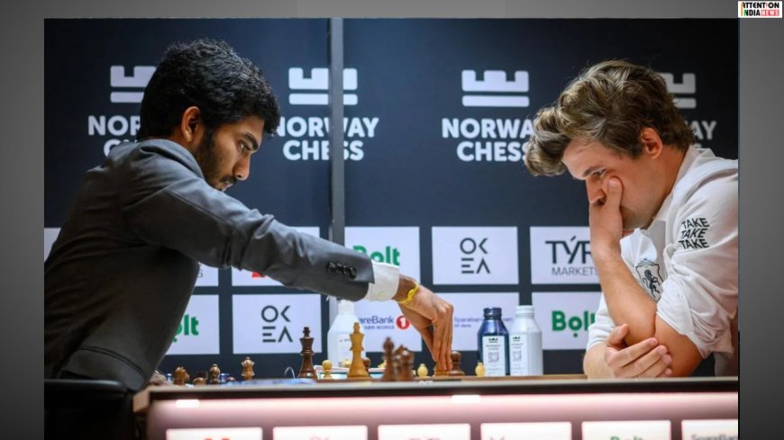 India’s D Gukesh wins against Magnus Carlsen for the second time this year