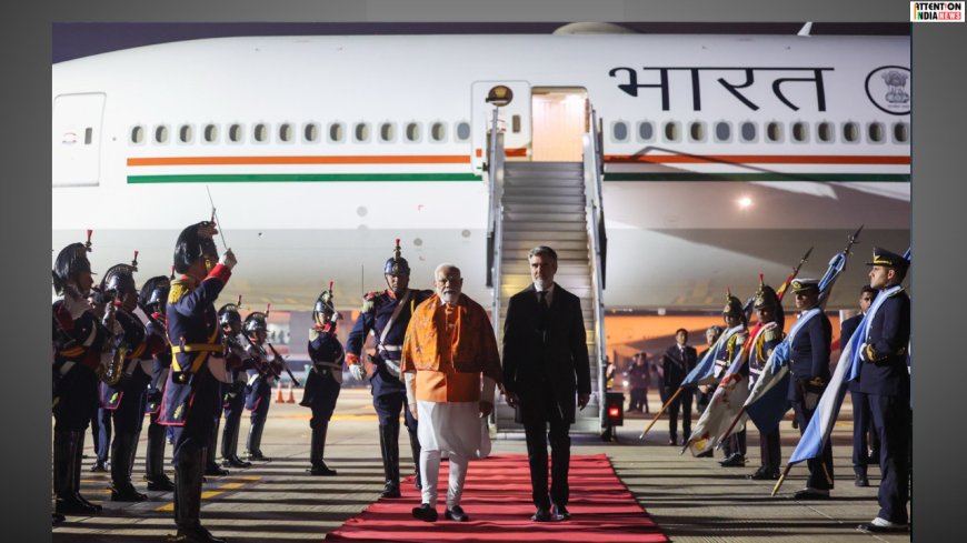 PM Modi arrives in Argentina; first bilateral visit in 57 years