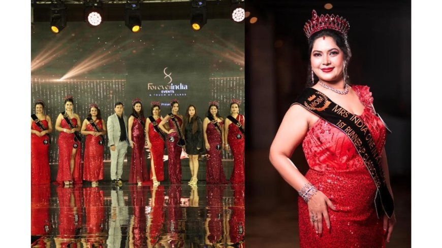 Mrs. India One in a Million 2025 – Season 5 Winner Dr. Shruti Niraj Sawalakhe Crowned as 1st Runner-Up in (Classic Category)