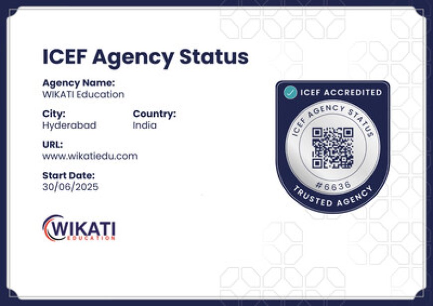 WIKATI Accredited with ICEF Agency Status