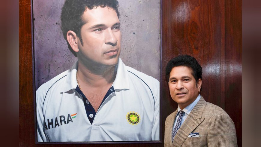 Sachin Tendulkar Rings Lord’s Bell, Unveils Portrait in Twin Honours at ‘Home of Cricket’