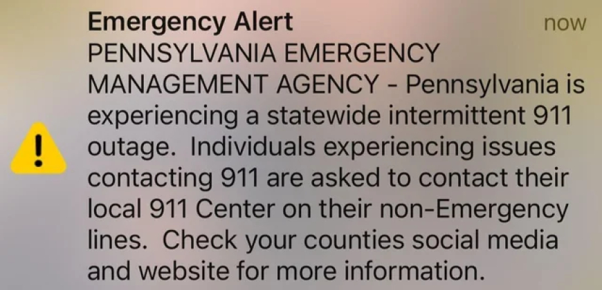 Breaking News: Pennsylvania 911 Outage Leaves Residents in Panic - Which Number to Dial Now?