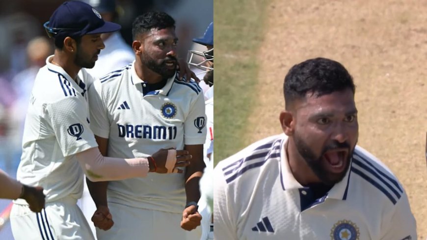 Mohammed Siraj Fined for Aggressive Send-Off to Ben Duckett in Lord’s Test, India Face Tight Chase