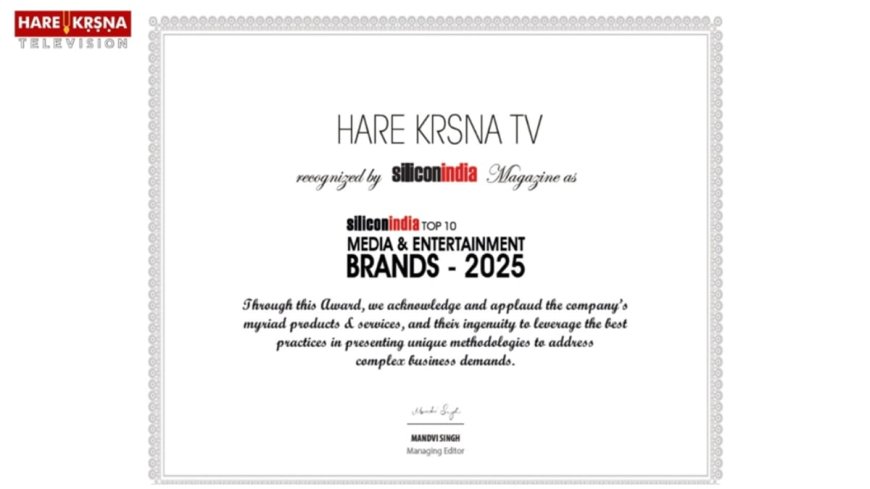 Hare Krsna TV: A 24×7 Spiritual Channel Touching Millions of Hearts