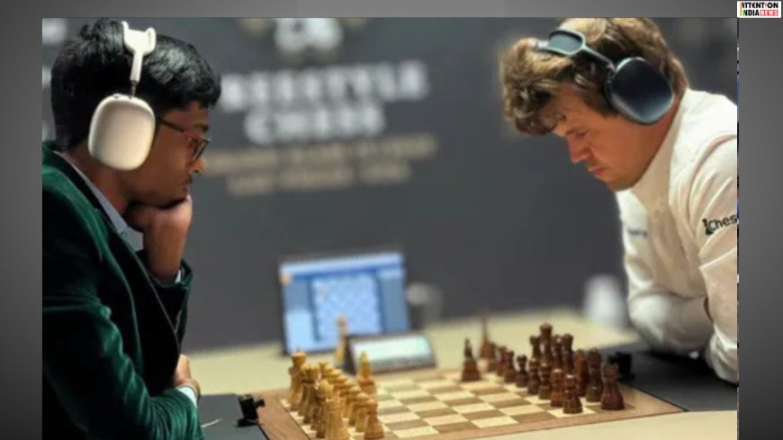 Indian Grandmaster Praggnanandhaa Beats Magnus Carlsen at Freestyle Chess Grand Slam in Las Vegas