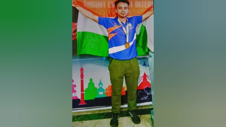 Assam's Iqbal Hussain the Legendary Hall of Fame International Sportsmen of India won Gold at"South Asian Games 2025"