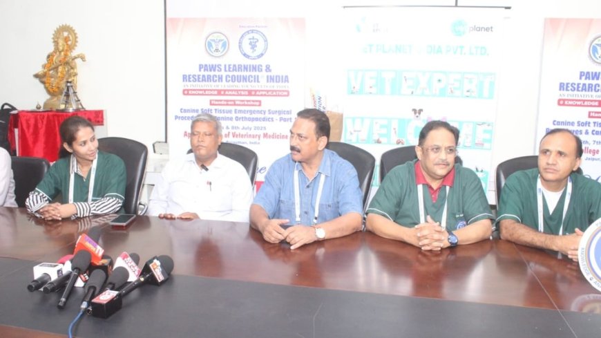 Cutting-Edge Care: PLRC Hosts Advanced Veterinary Surgical Workshop in Jaipur