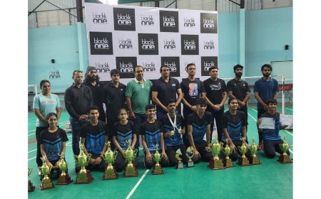 Shining victory of Blackk & One Badminton Academy Players in Gujarat State Badminton Championship 2025