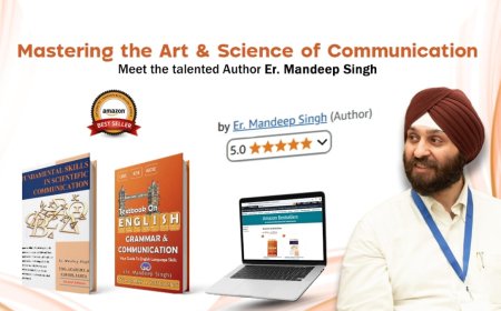 Mastering the Art & Science of Communication for Creativity Fueled with Confidence: Meet the talented author Er. Mandeep Singh, who is a master of scientific communication