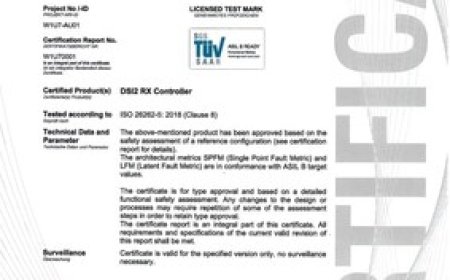 Arasan MIPI DSI-2 Rx Controller achieves ISO 26262 ASIL-B Certification