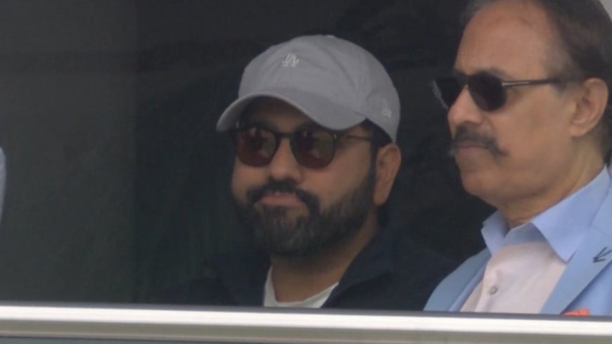 India vs England 5th Test Day 5: Rohit Sharma Spotted At The Oval, Cheers For India