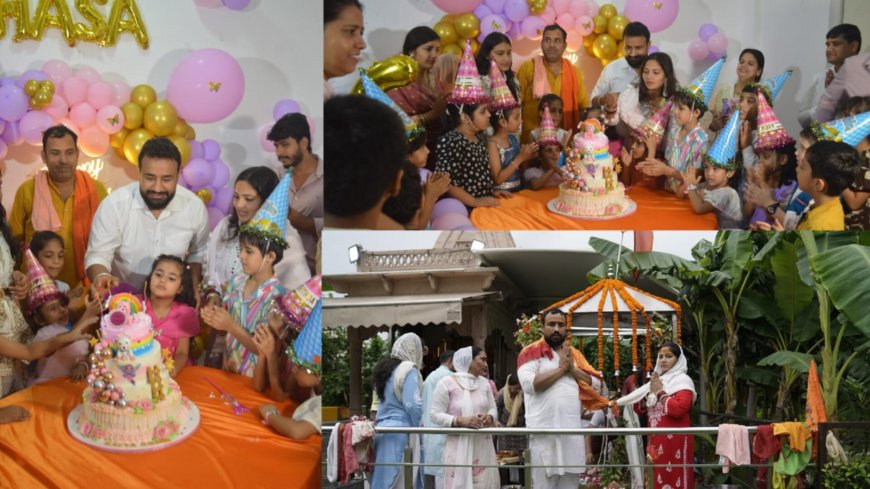 Kavya Khasa Turns 6: Young Star Shines with Devotion, Community Service, and Cultural Values