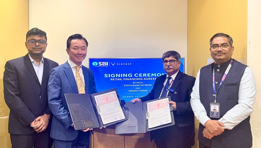 VinFast India Partners with State Bank of India to Power EV Financing
