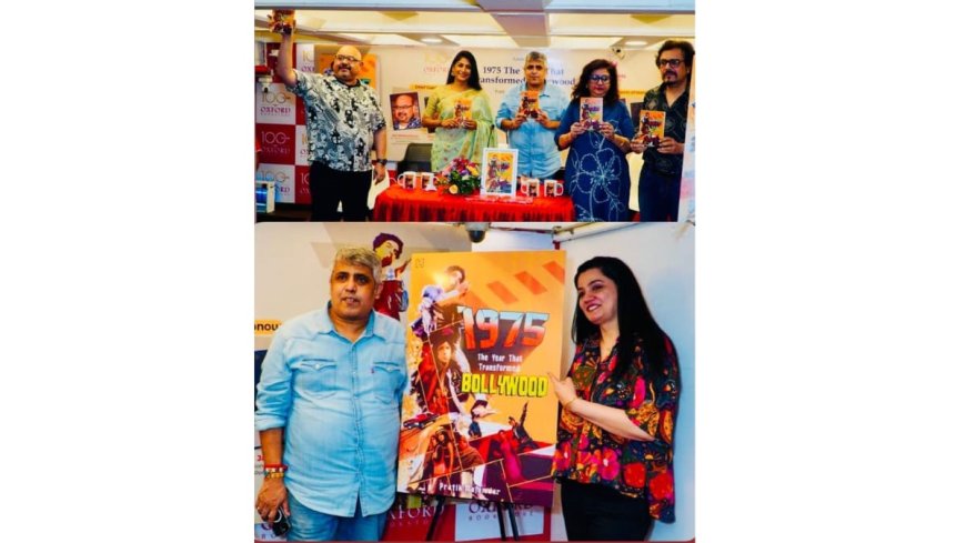 A blockbuster book launch of “1975 The Year That Transformed Bollywood” by Pratik Majumdar