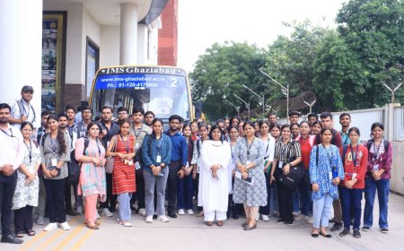 IMS Ghaziabad (University Courses Campus) Department of Biosciences Organizes Insightful Industrial Visits to PCIM&H and IPC for First-Year Students