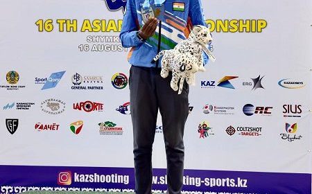 SM Yugan from Tamil Nadu, India Created History with Triple Gold at Asian Shooting Championships 2025