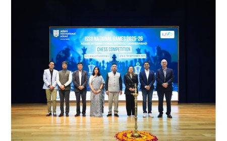 ISSO Nationals 2025-26 Begin with Chess at Adani International School, Ahmedabad.