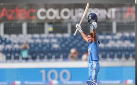 Harmanpreet's Century and Kranti Goud's 6 Wickets Help India Beat England by 13 Runs to Win ODI Series 2-1