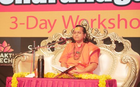 Acharya Vasudev Ji’s Shiva Tattva Katha & Dev Foundation’s Sharanagathi Program Illuminate Bengaluru on Auspicious Pournami